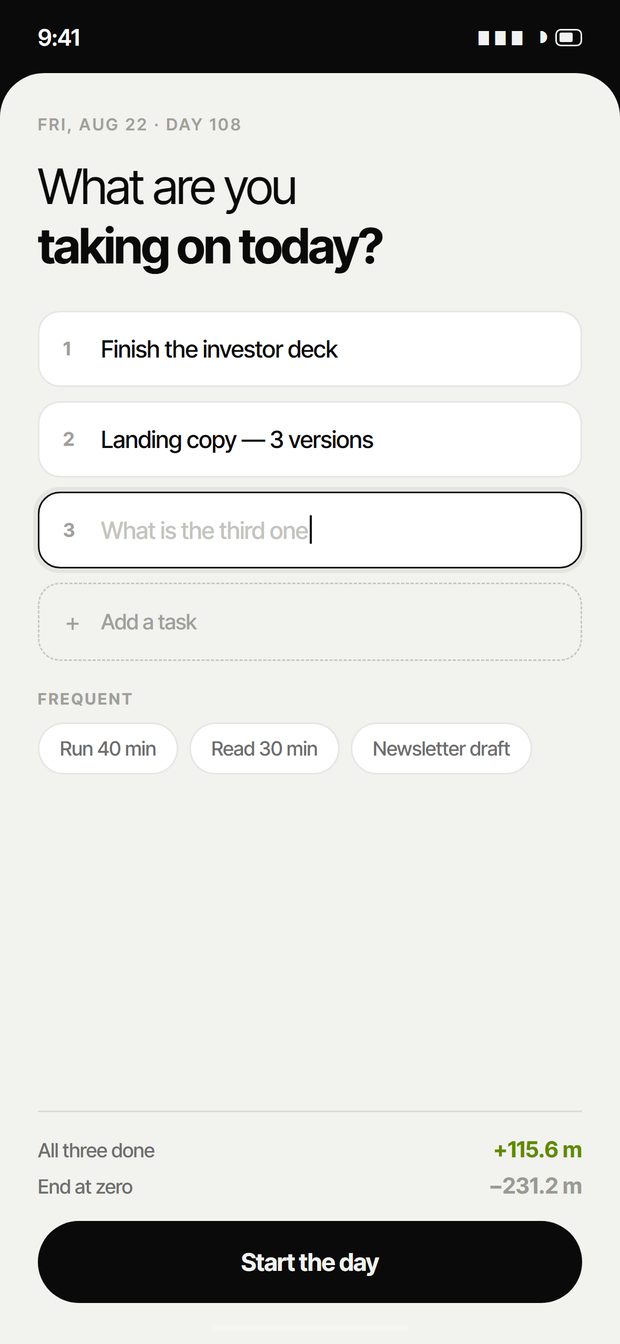 Plan your day